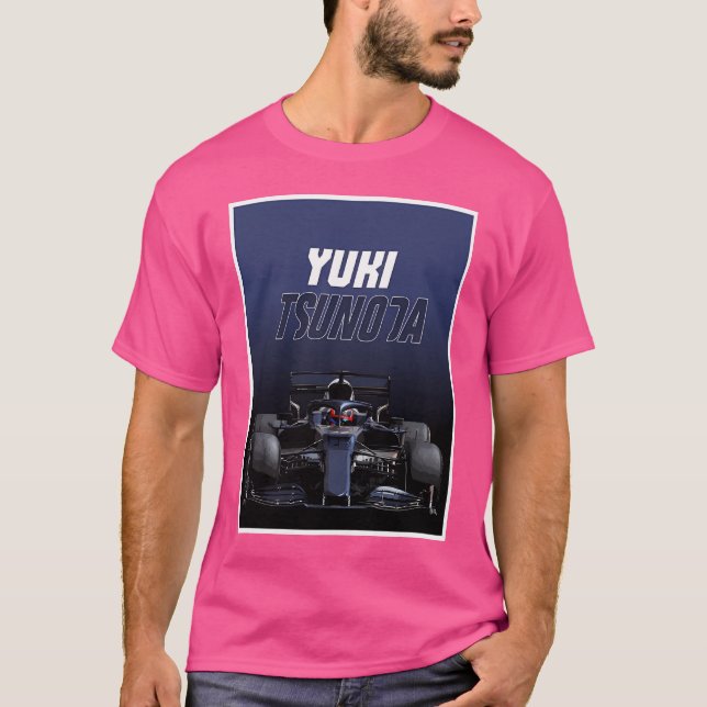Camiseta Yuki Tsunoda Alpha Tauri (Anverso)