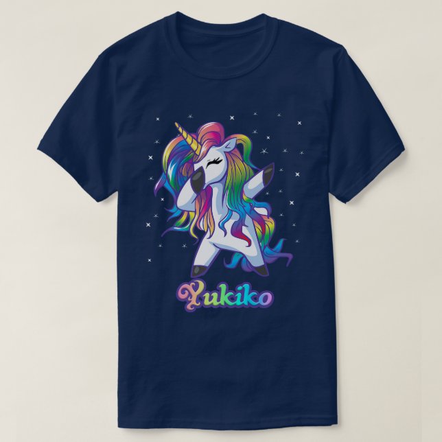 Camiseta YUKIKO Unicorn Regalos Para Chicas Regalos De Cump (Diseño del anverso)