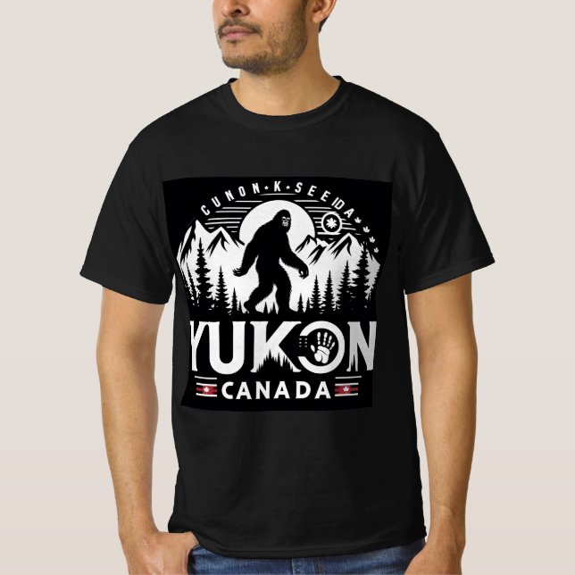 Camiseta Yukon Canada Bigfoot (Anverso)