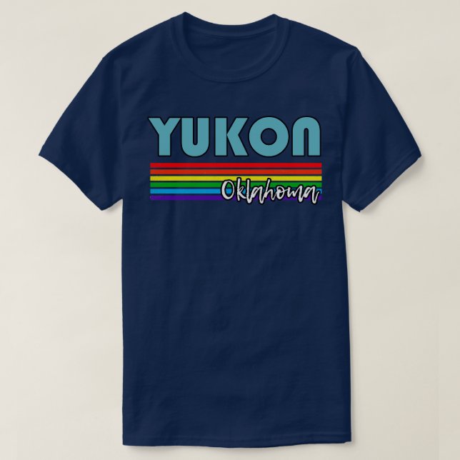 Camiseta Yukon Oklahoma Orgullo Yukon regalo LGBT Apoyo LGB (Diseño del anverso)