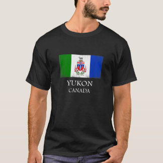 Camiseta Yukon T Shirt Provincia de Canadá Tee de la Bander