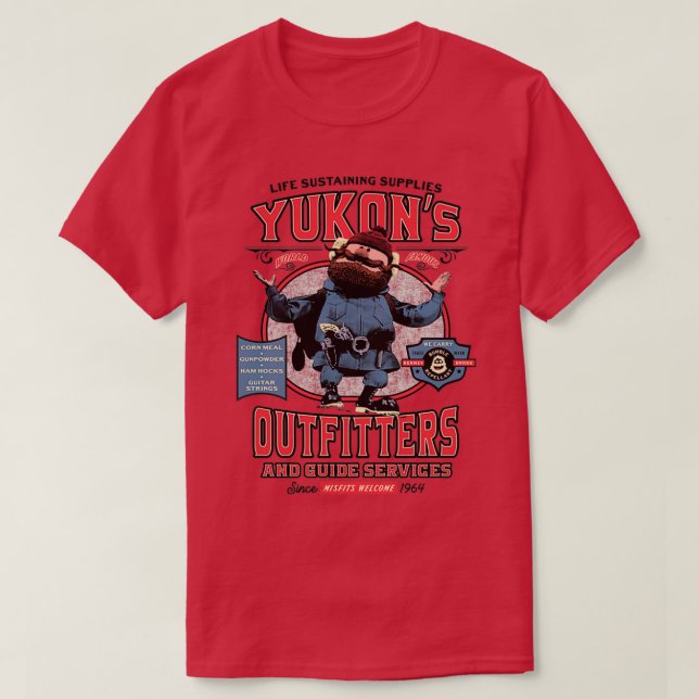 Camiseta Yukons Outfitters y Guide Services (Diseño del anverso)