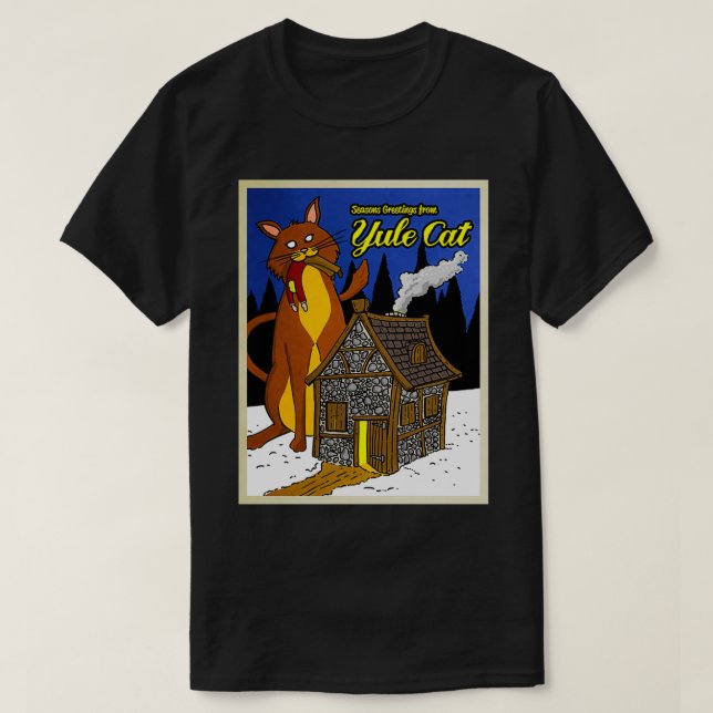 Camiseta Yule Cat (Diseño del anverso)