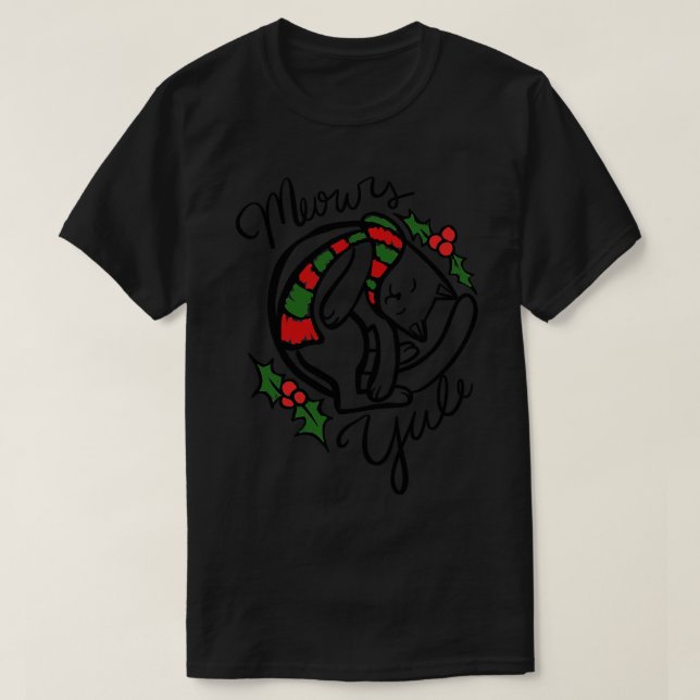 Camiseta Yule Cat (Diseño del anverso)