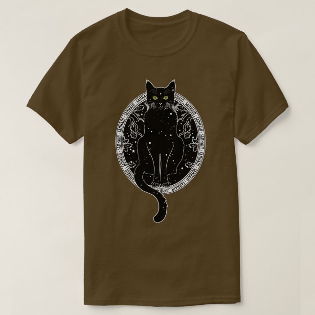 Camiseta Yule Cat de Islandia Jolakotturinn Cristo islandés (Diseño del anverso)