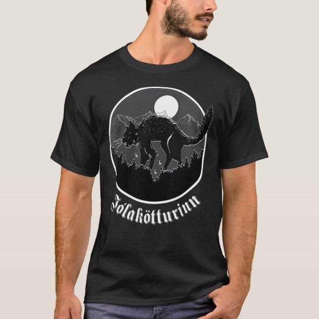 Camiseta Yule Cat Folklore islandés (Anverso)