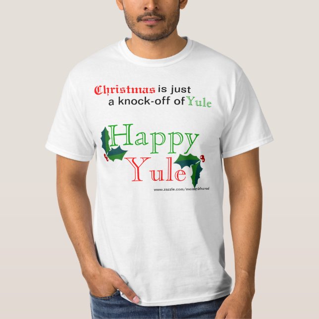 Camiseta Yule feliz (Anverso)