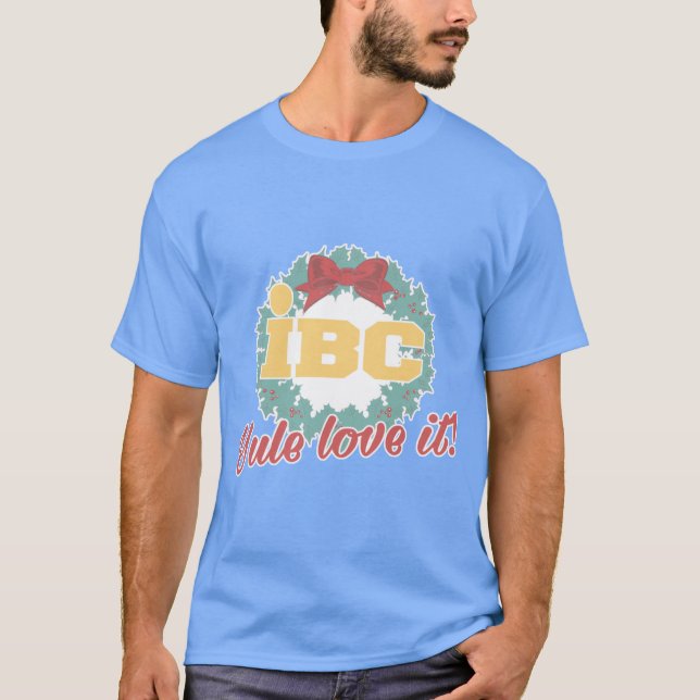 Camiseta Yule Love It Christmas design (Anverso)