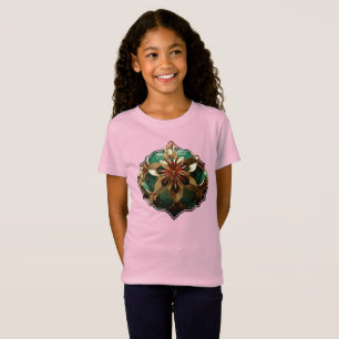 Camiseta Yuletide Opulence: Hilos de oro de Navidades