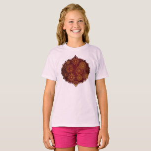 Camiseta Yuletide Opulence: Hilos de oro de Navidades
