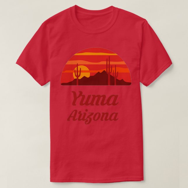 Camiseta Yuma Arizona AZ State Home City Turista Travel Sou (Diseño del anverso)