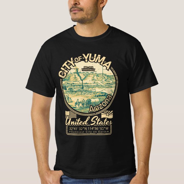 CAMISETA YUMA ARIZONA - FORT YUMA - VINTAGE ARMY (Anverso)