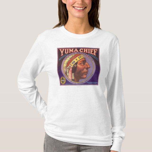 Camiseta Yuma principal LabelRedlands anaranjado, CA (Anverso)