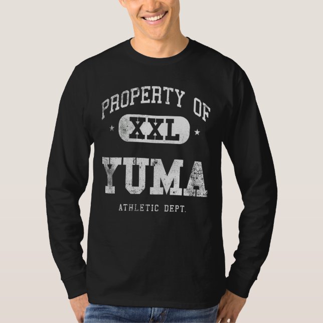 Camiseta Yuma Property Xxl Sport College Funny atlético (Anverso)