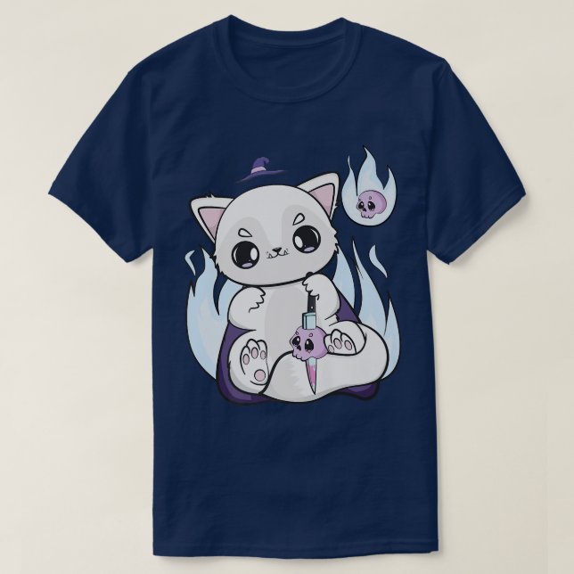 Camiseta Yume Kawaii Arctic Fo Y La Bruja Del Gótico Kawaii (Diseño del anverso)