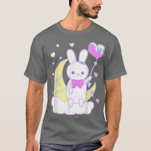 Camiseta Yume Kawaii Moda Nu Pastel Gótico Gran Conejo