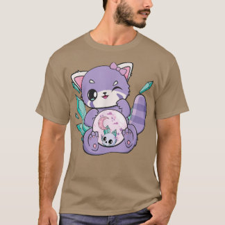 Camiseta Yume Kawaii Red Panda Glass Sphere Fairy Kei Haraj