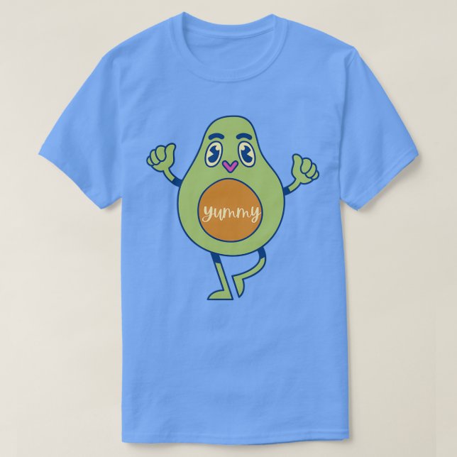 Camiseta Yummy Aguacate (Diseño del anverso)