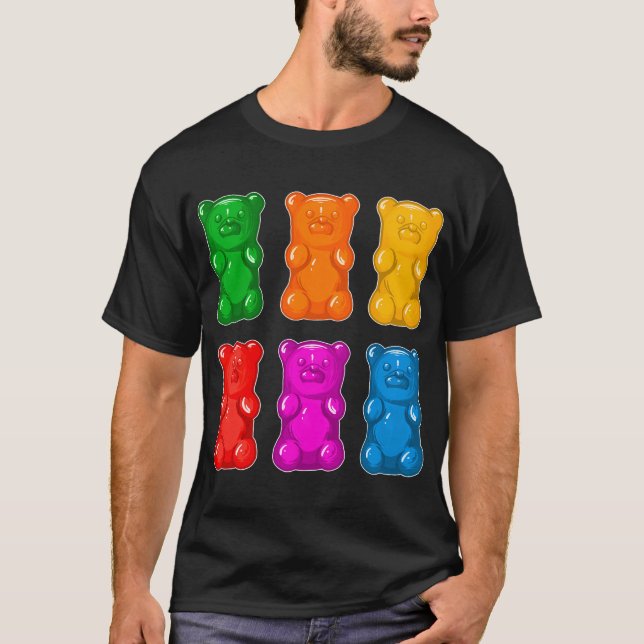 Camiseta Yummy Gummy Bears (Anverso)