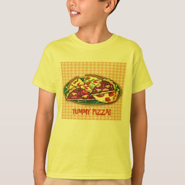 Camiseta Yummy Pizza (Anverso)