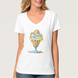 Camiseta Yummy Whimsical Ice Cream Sundae