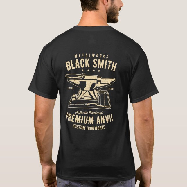 Camiseta Yunque de herrero de Metalworks (Reverso)