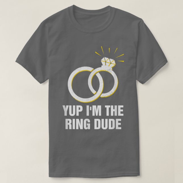Camiseta Yup Im The Ring Dude Little Ring Bear Todd Ring (Diseño del anverso)