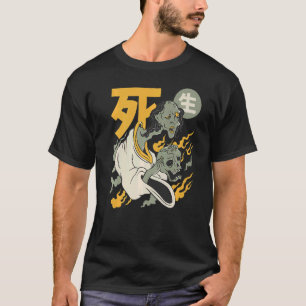 Camiseta Yurei Ghost Rotten Skull Corpse Japonesa Death Fol