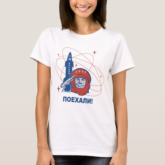 Camiseta Yuri Gagarin (Anverso)