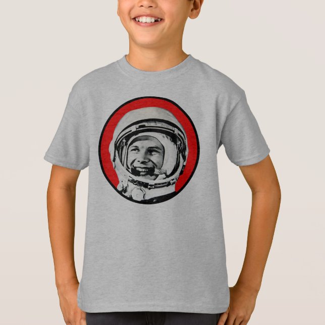 Camiseta Yuri Gagarin - héroe y cosmonauta soviéticos (Anverso)