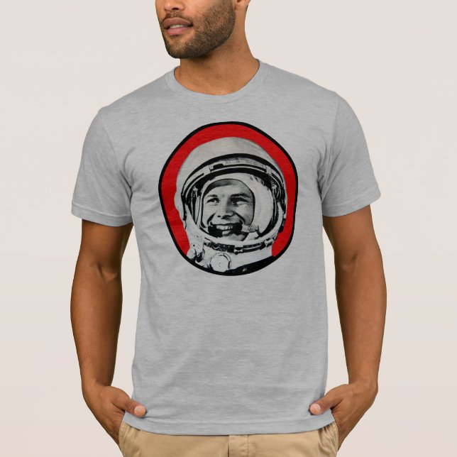 Camiseta Yuri Gagarin - héroe y cosmonauta soviéticos (Anverso)