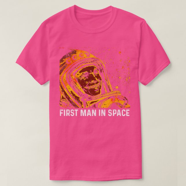 Camiseta Yuri Gagarin Primer Hombre En El Espacio 1 (Diseño del anverso)