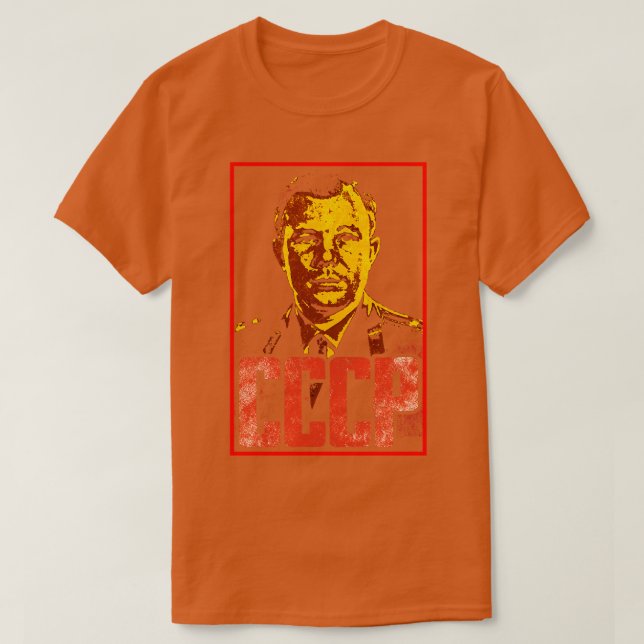 Camiseta Yuri Gagarin primero en el espacio 4 (Diseño del anverso)