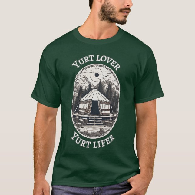 Camiseta Yurt Lover Yurt Lifer Funny Yurt Tent (Anverso)