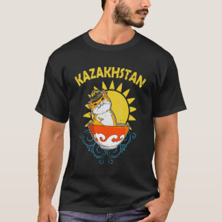 Camiseta Yurta República de Kazajistán Qazaqstan bandera ka