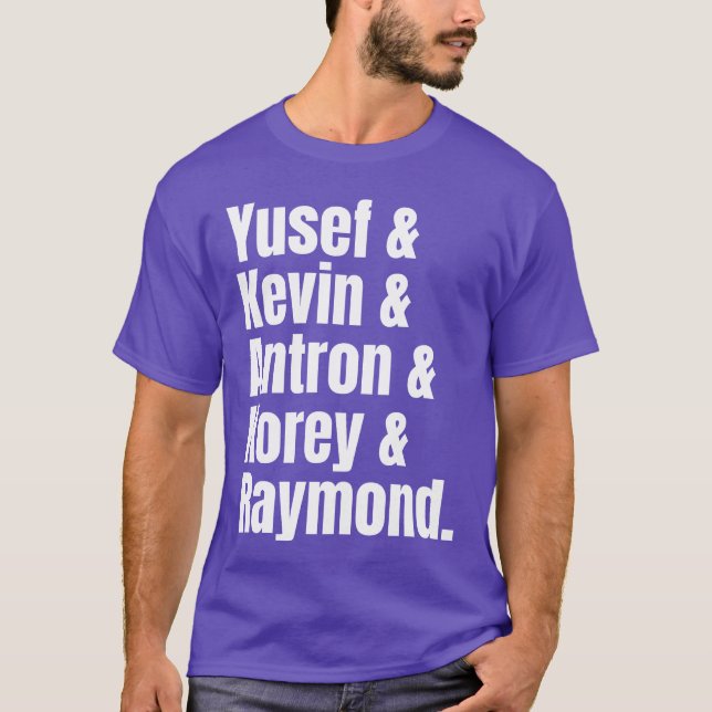 Camiseta Yusef Kevin Antron Central Park Five chica (Anverso)