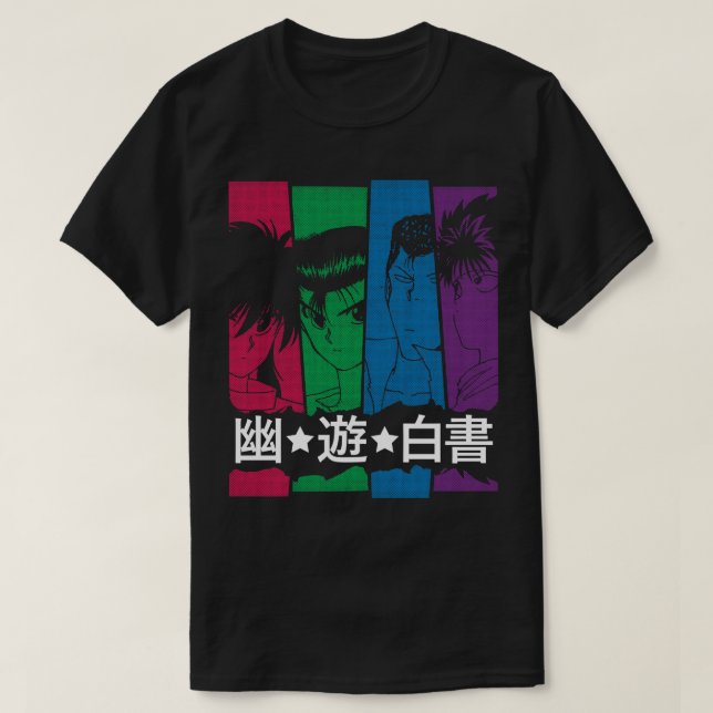 Camiseta YuYuHakusho oscuro (Diseño del anverso)