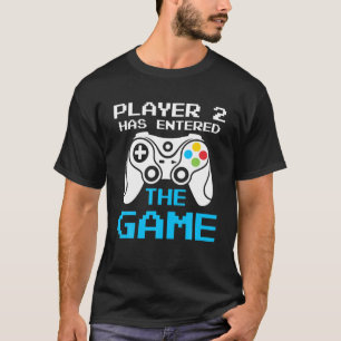 Camiseta Yxwd Player 2 Ha Entrado En El Recién nacido De Ju