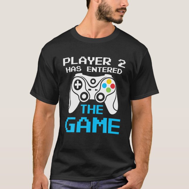 Camiseta Yxwd Player 2 Ha Entrado En El Recién nacido De Ju (Anverso)