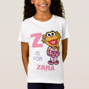 Camiseta Z es para Zoe   Añadir su nombre