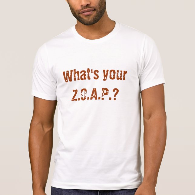 Camiseta Z.O.A.P. T-Shirt (Anverso)