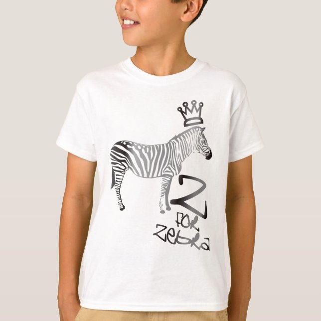 Camiseta Z para la cebra (Anverso)