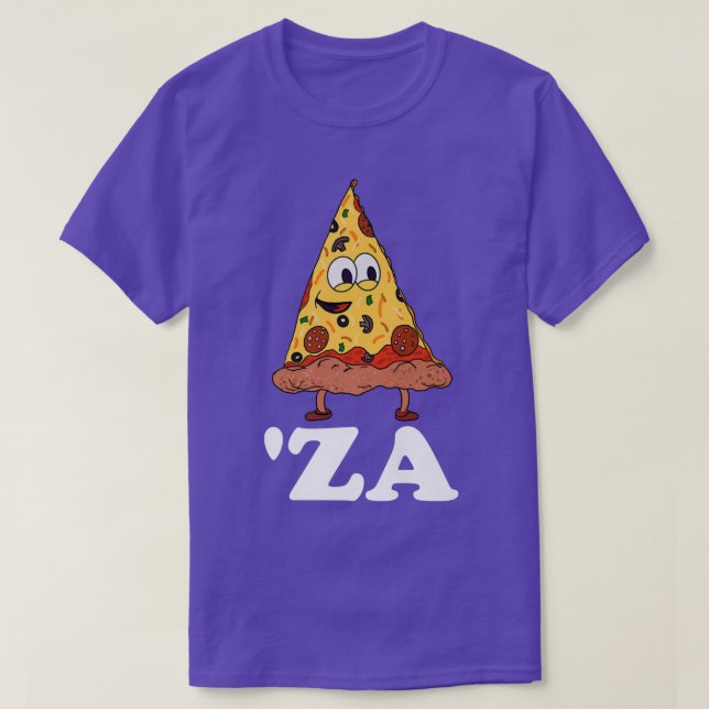 Camiseta Za Pizza Slang za Funny Slice De Pizza Abbreviati (Diseño del anverso)