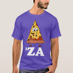 Camiseta Za Pizza Slang za Funny Slice De Pizza Abbreviati