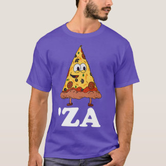 Camiseta Za Pizza Slang za Funny Slice De Pizza Abbreviati
