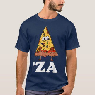 Camiseta Za Pizza Slang za Funny Slice De Pizza Abbreviati