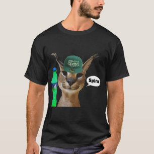 Camiseta Zabloing Big Floppa Cat Meme Spirte (Serie Fanter)