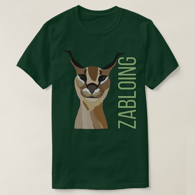 Camiseta Zabloing Cat Meme 1 (Diseño del anverso)