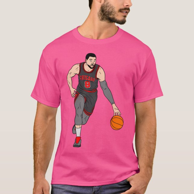 Camiseta Zach Lavine - Baloncesto de Chicago (Anverso)
