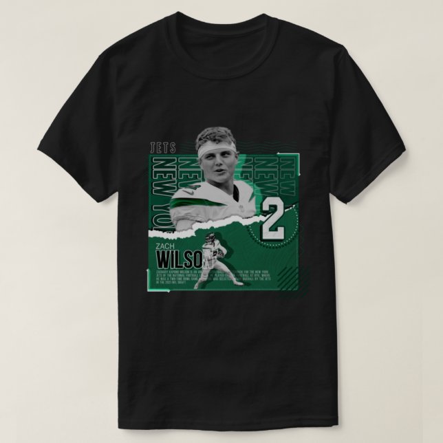 Camiseta Zach Wilson New 2   (Diseño del anverso)